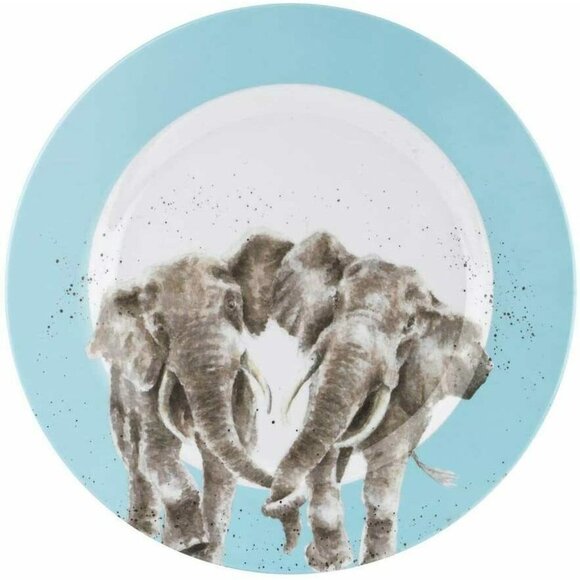 Royal Worcester Wrendale Elephant 11" Dinner Plate Set - NEW - Picture 1 of 1